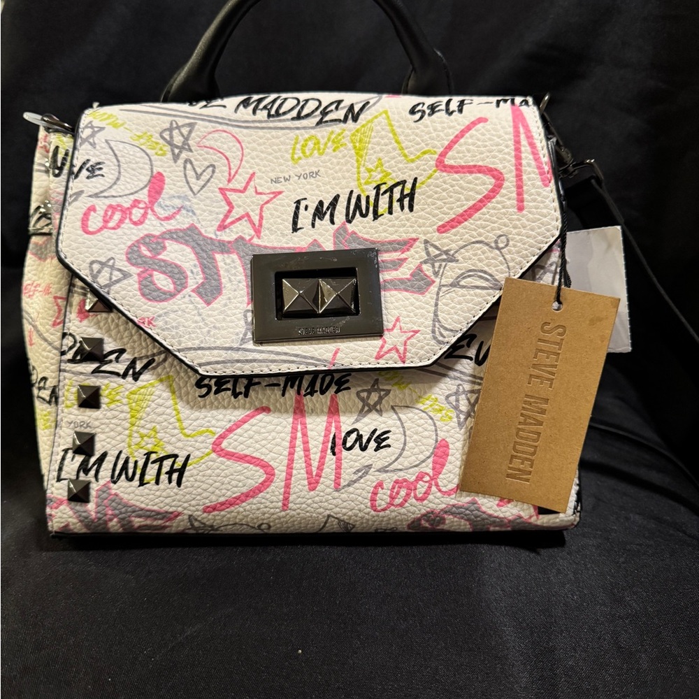 Steve Madden purse small purse logo multi colors